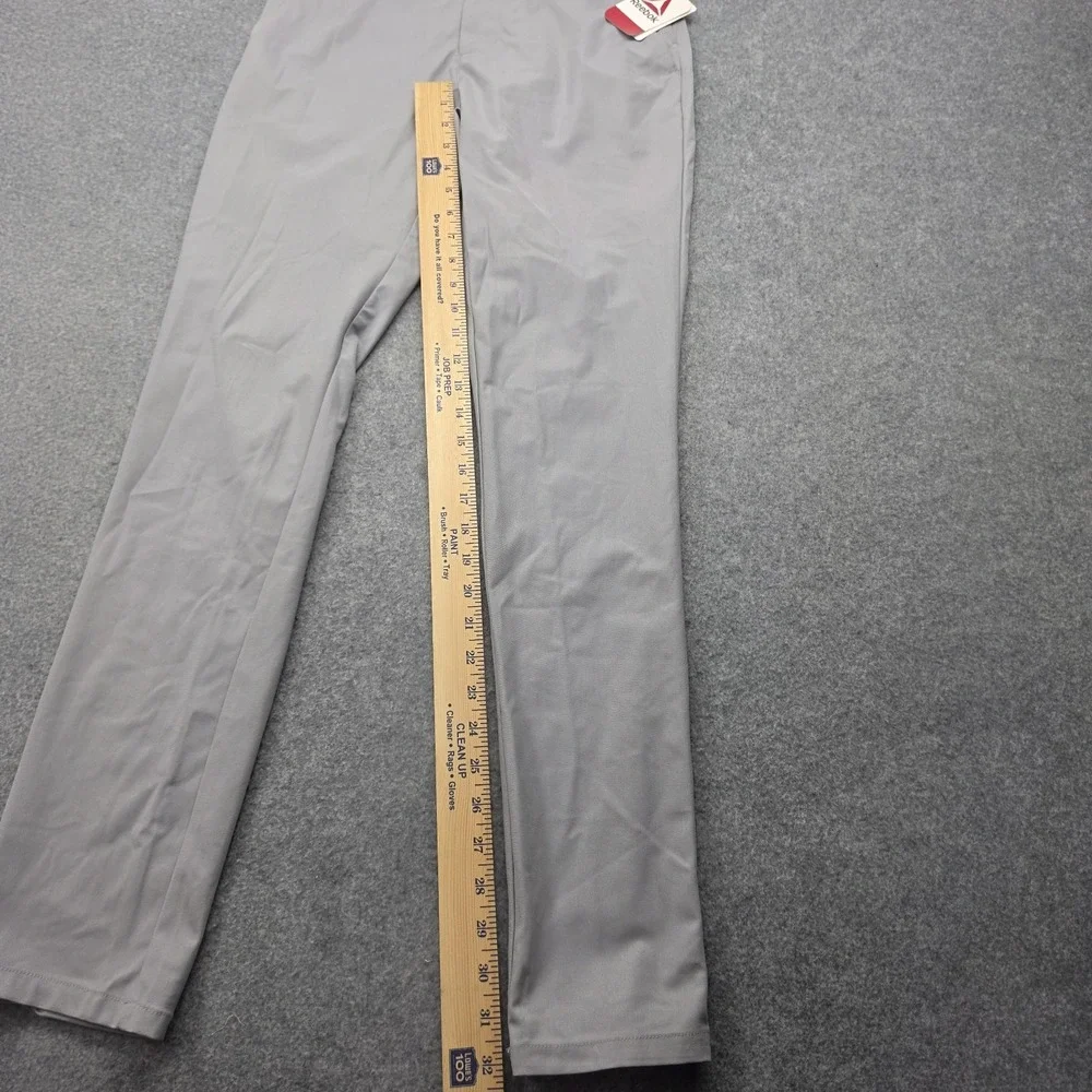 Reebok Men's 28x32 Anchor Tapered Five Pocket Pants LIGHT GRAY